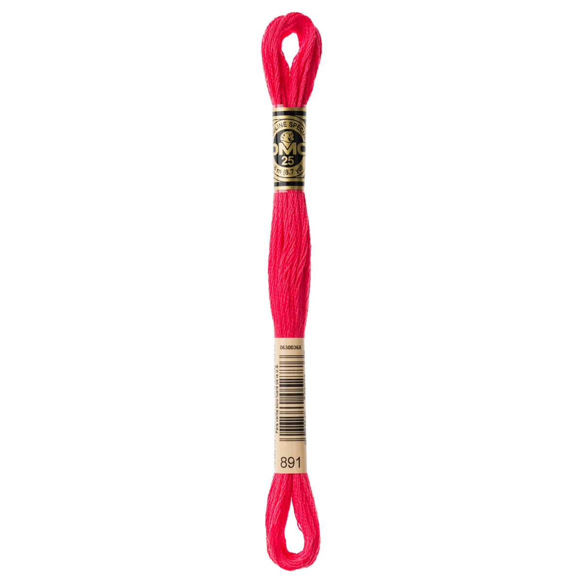 DMC 891 Dark Carnation 6 Strand Embroidery Floss DMC #117UA-891
