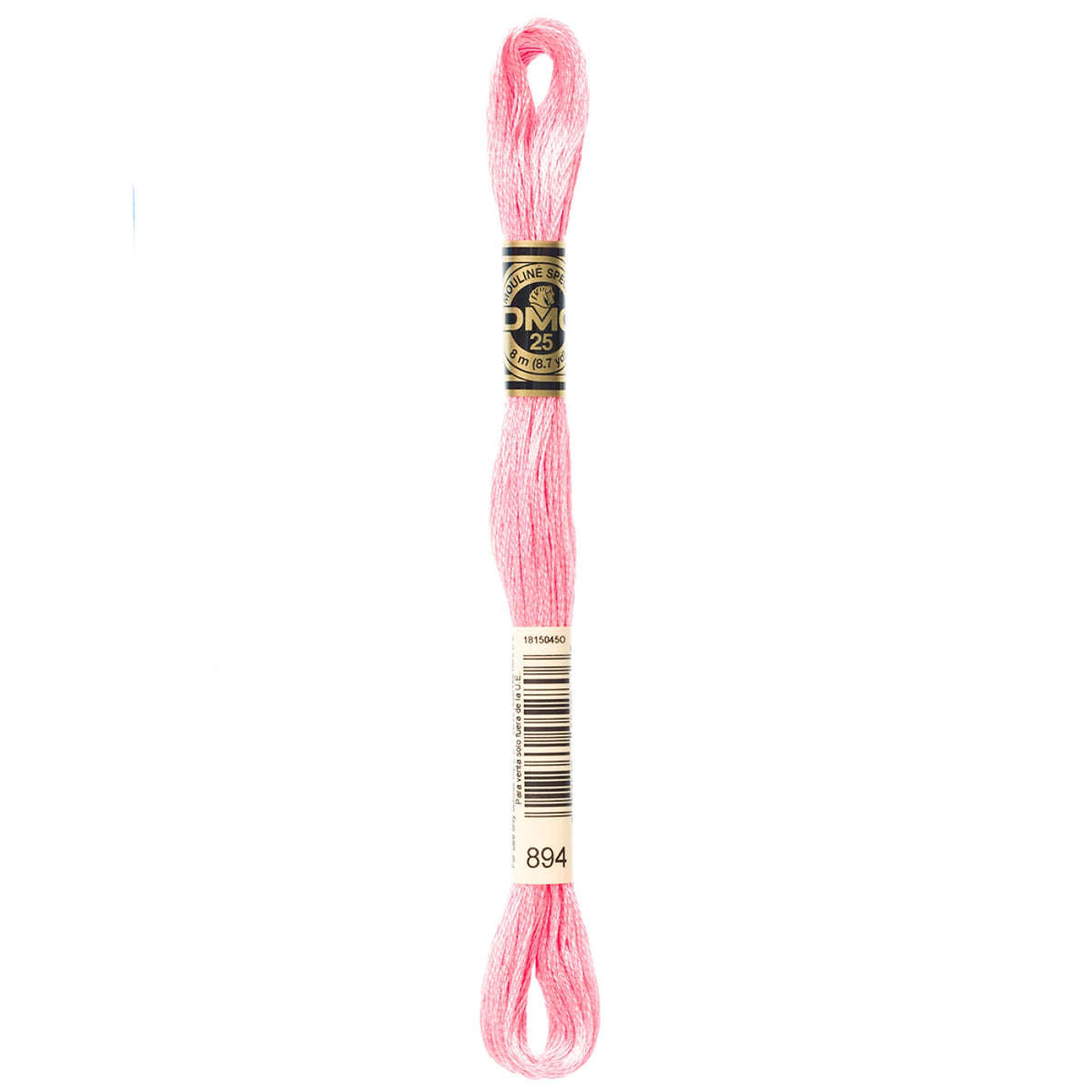 DMC 894 Very Light Carnation 6 Strand Embroidery Floss DMC #117UA-894