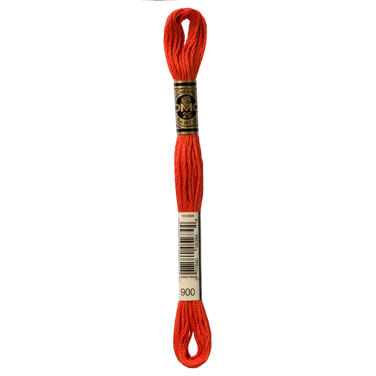 DMC 900 Dark Burnt Orange 6 Strand Embroidery Floss DMC #117UA-900