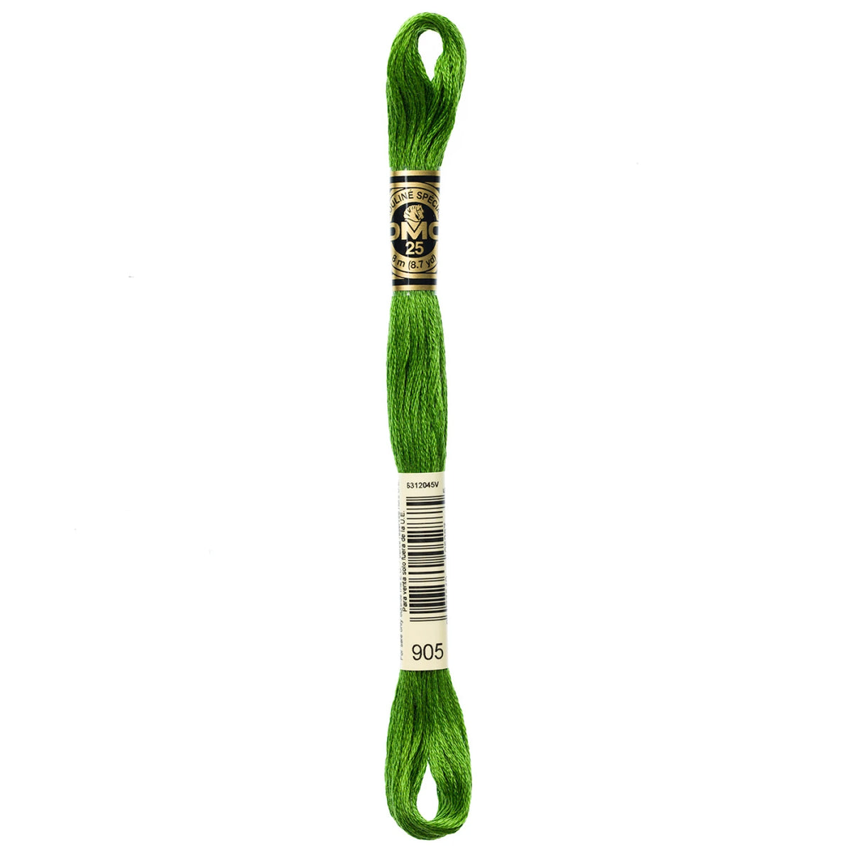 DMC 905 Dark Parrot Green 6 Strand Embroidery Floss DMC #117UA-905