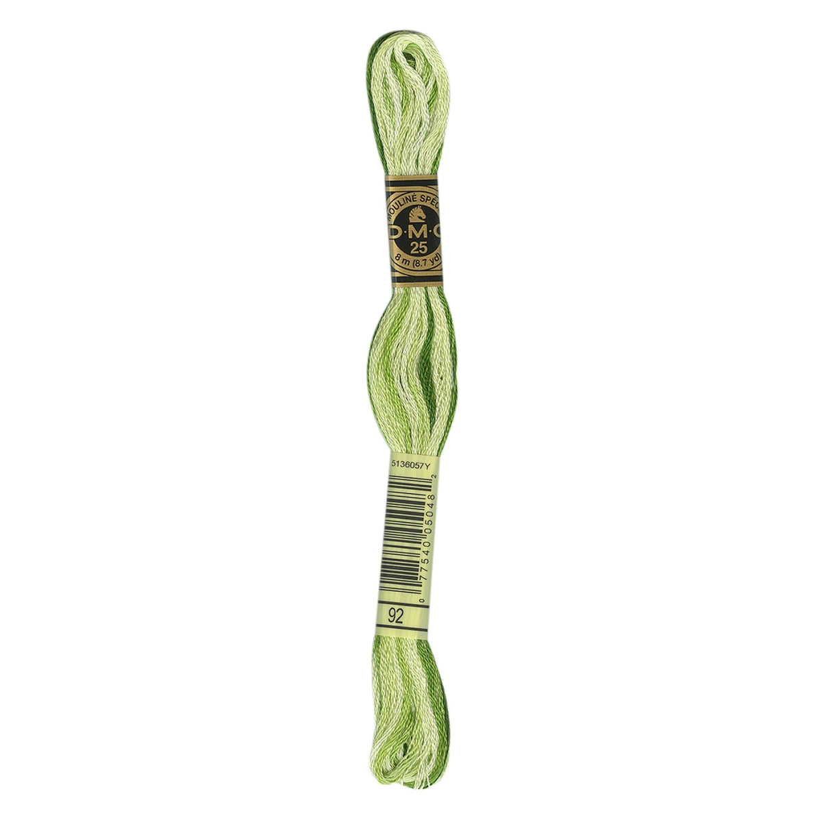DMC 92 Variegated Avocado 6 Strand Embroidery Floss DMC #117UA-92