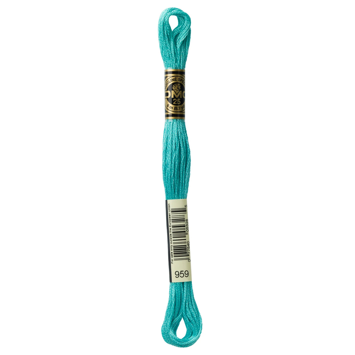 DMC 959 Medium Sea Green 6 Strand Embroidery Floss DMC #117UA-959