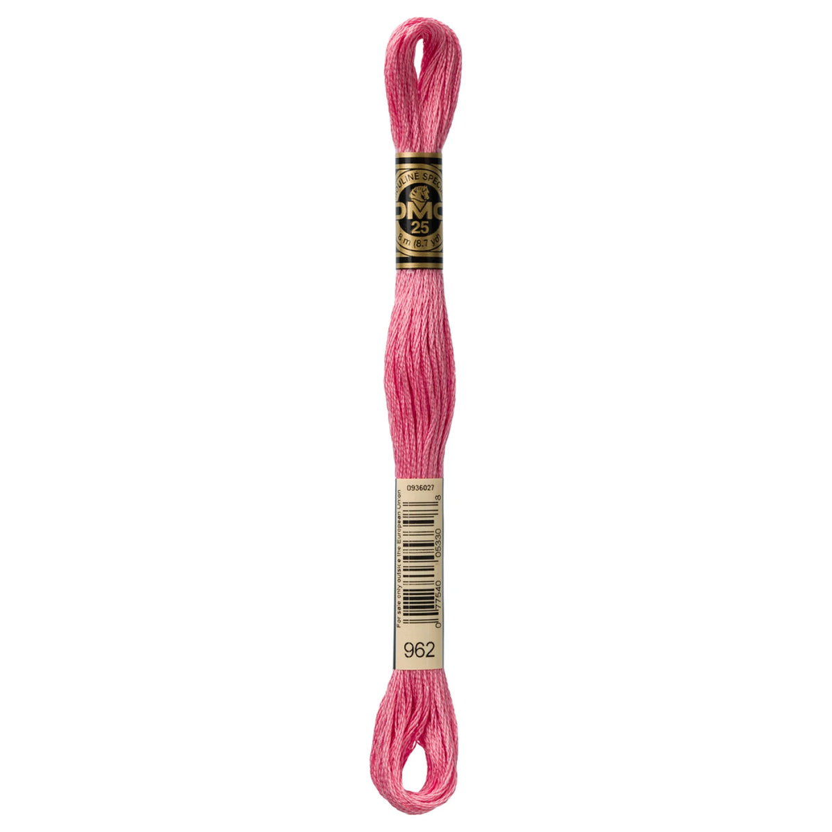 DMC 962 Medium Dusty Rose 6 Strand Embroidery Floss DMC #117UA-962