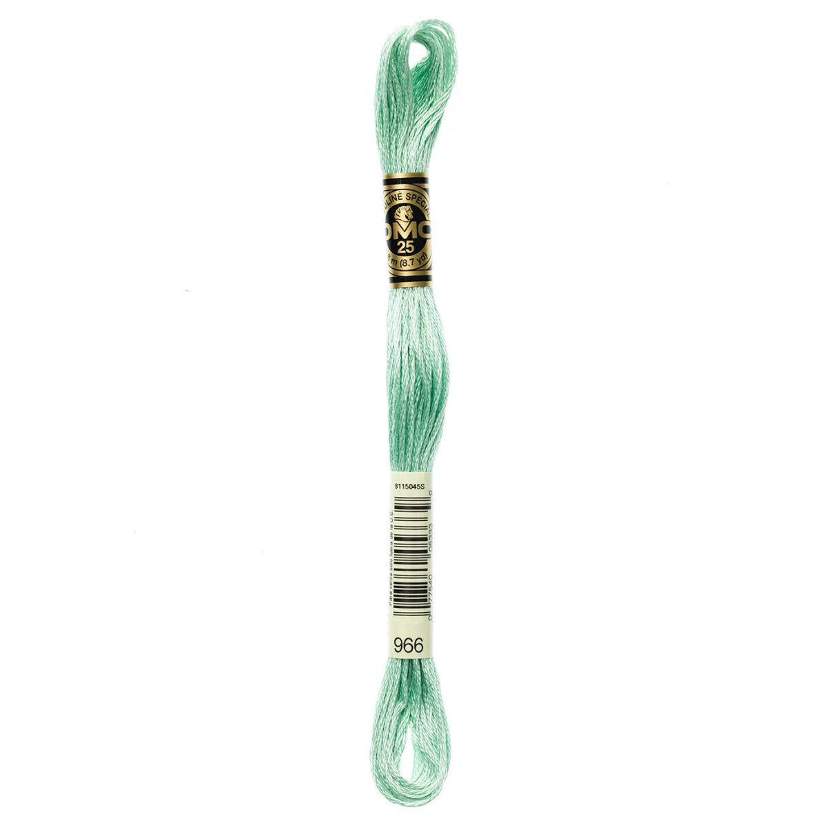 DMC 966 Medium Baby Green 6 Strand Embroidery Floss DMC #117UA-966