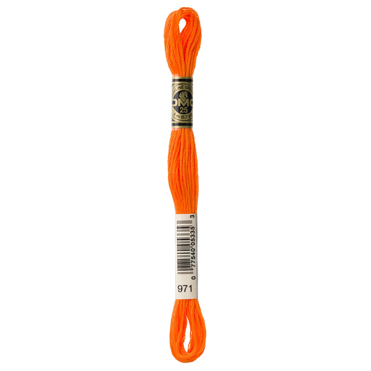DMC 971 Pumpkin 6 Strand Embroidery Floss DMC #117UA-971