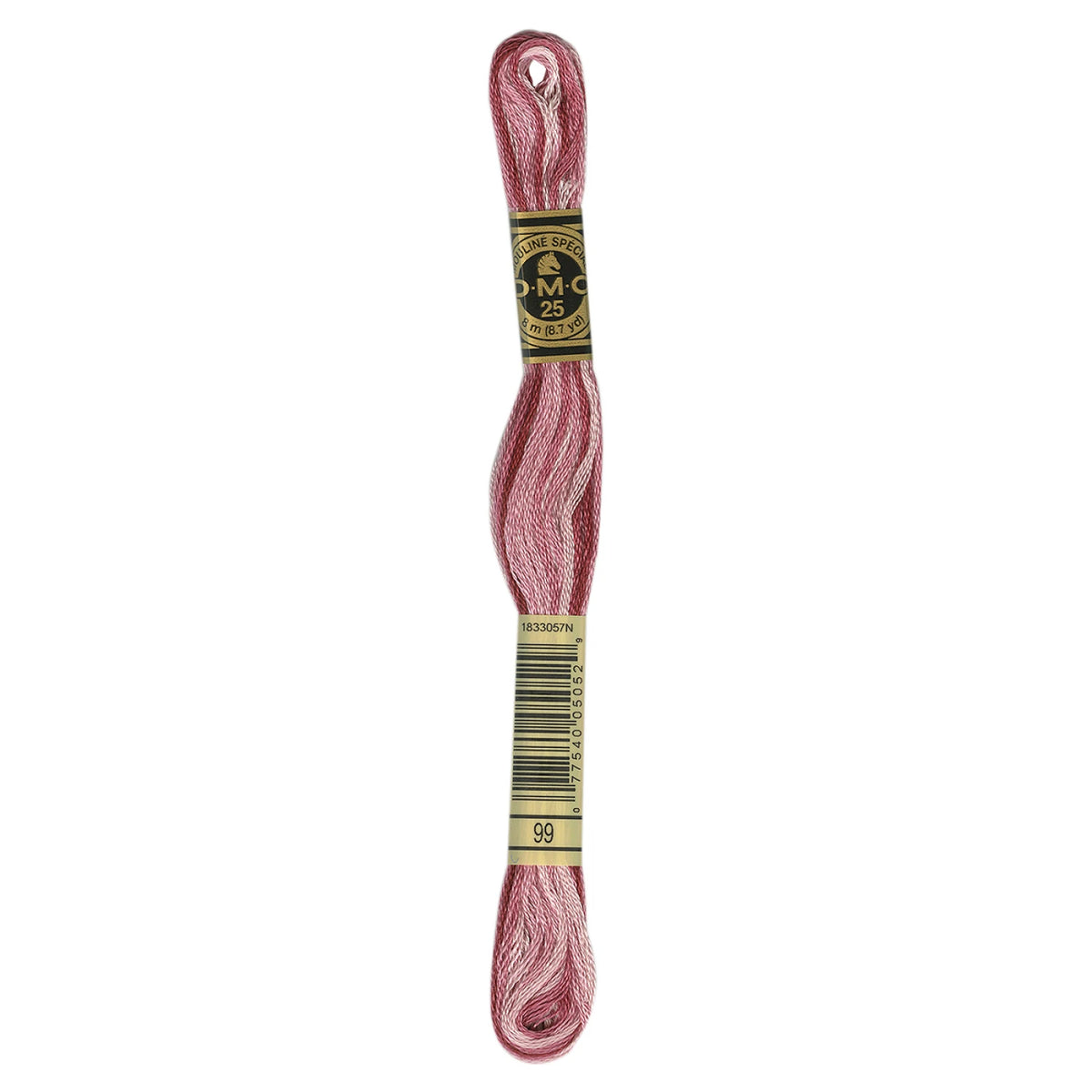 DMC 99 Variegated Mauve 6 Strand Embroidery Floss DMC #117UA-99