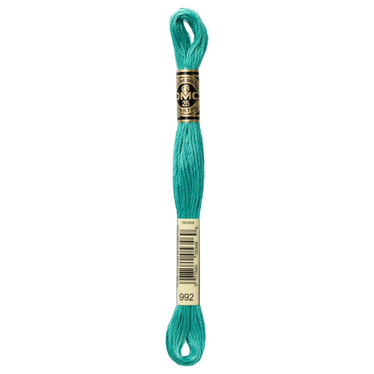 DMC 992 Light Aquamarine 6 Strand Embroidery Floss DMC #117UA-992