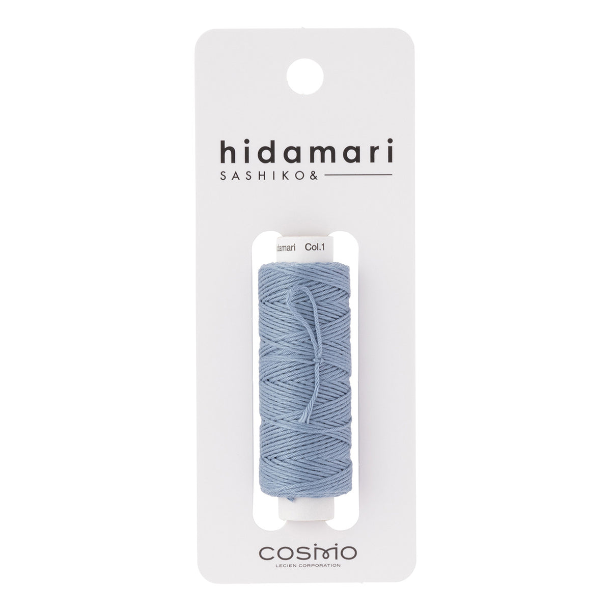 Cosmo Hidamari Solid Sashiko Thread - 30 meter skein - Made in Japan