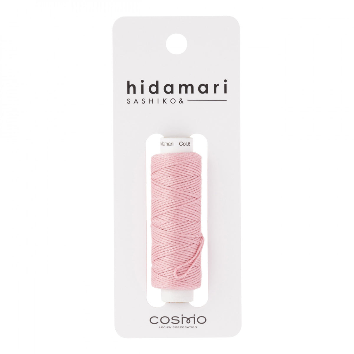 Cosmo Hidamari Solid Sashiko Thread - 30 meter skein - Made in Japan