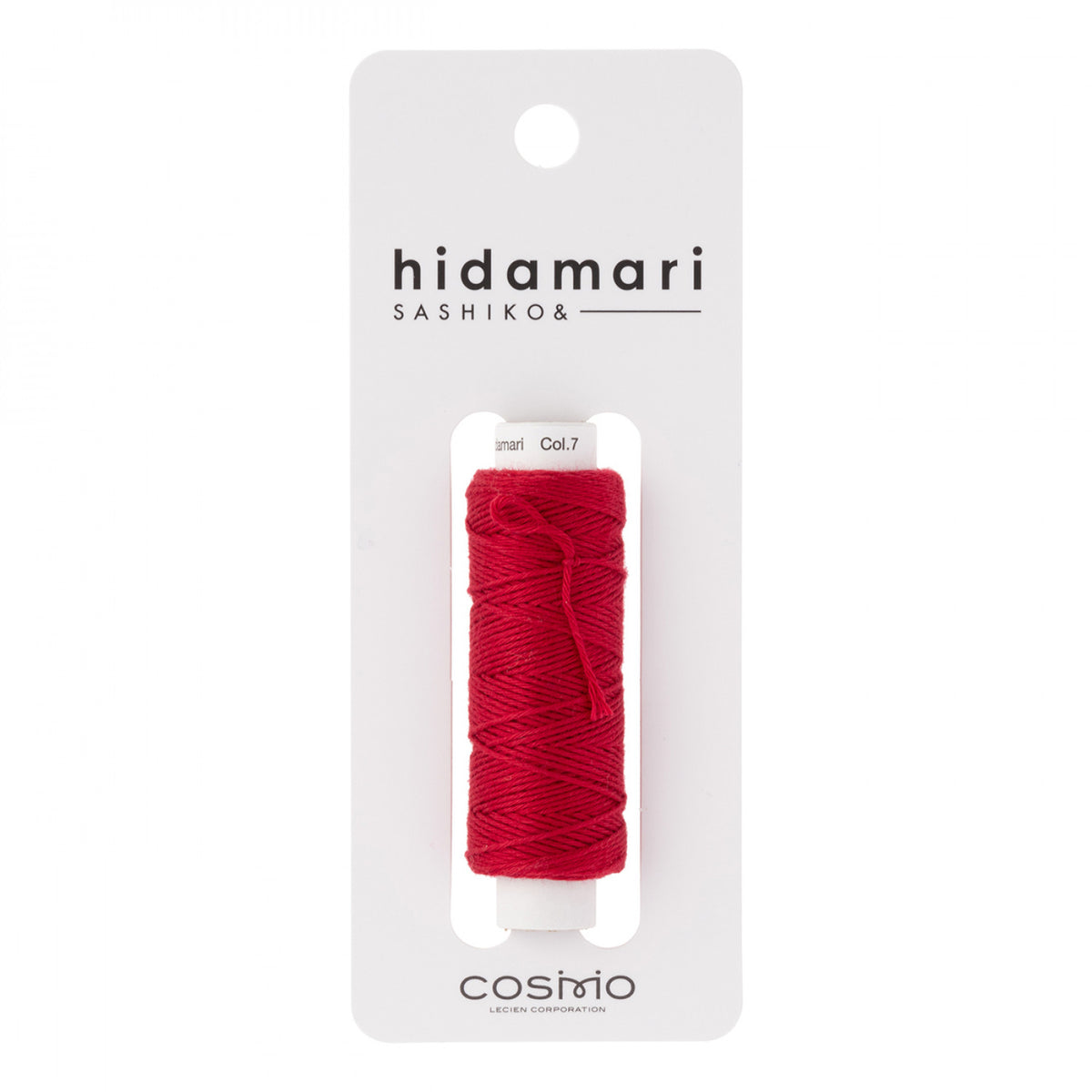 Cosmo Hidamari Solid Sashiko Thread - 30 meter skein - Made in Japan