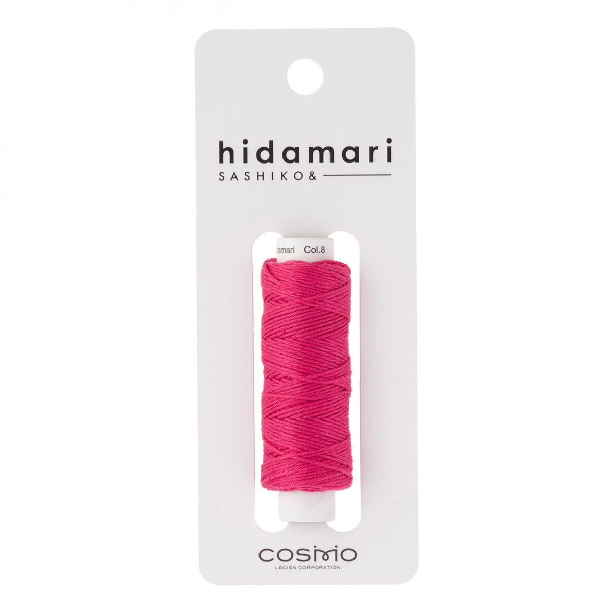 Cosmo Hidamari Solid Sashiko Thread - 30 meter skein - Made in Japan