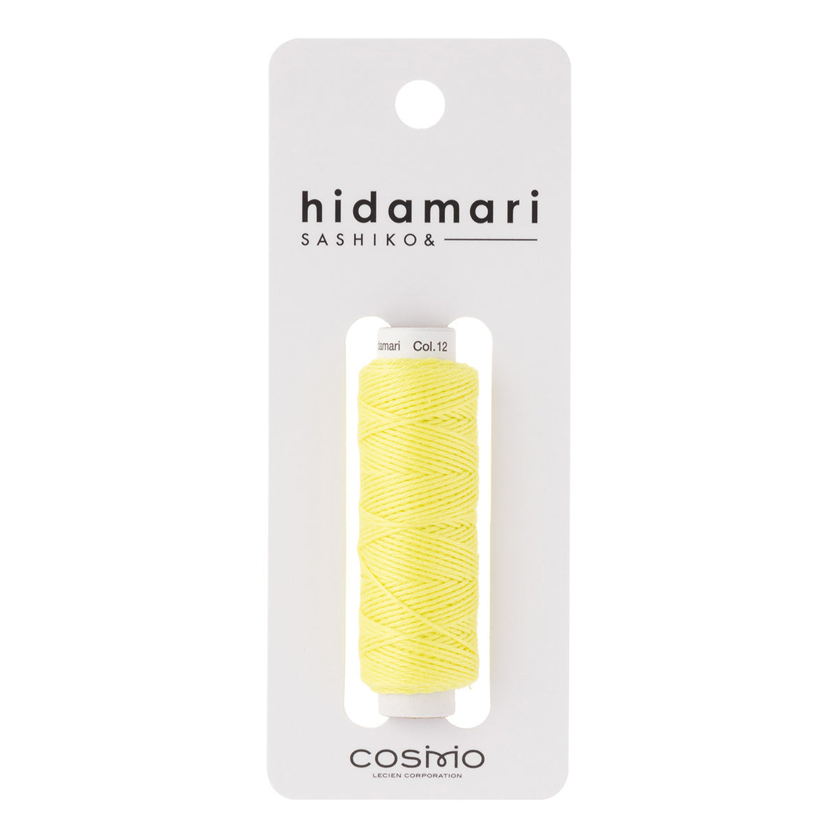 Cosmo Hidamari Solid Sashiko Thread - 30 meter skein - Made in Japan
