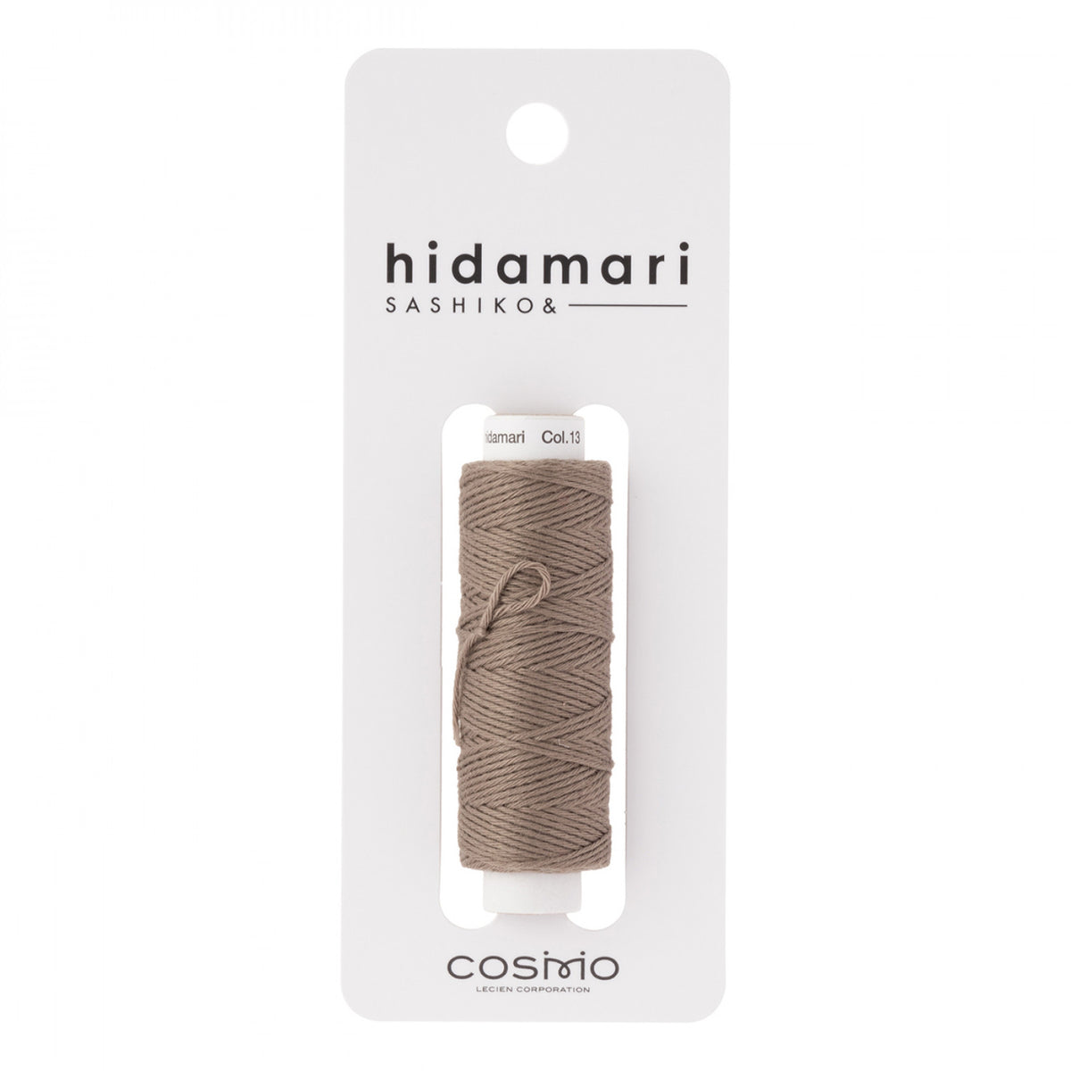 Cosmo Hidamari Solid Sashiko Thread - 30 meter skein - Made in Japan