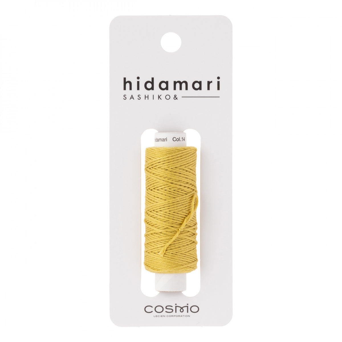 Cosmo Hidamari Solid Sashiko Thread - 30 meter skein - Made in Japan