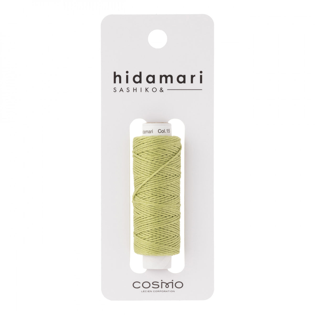 Cosmo Hidamari Solid Sashiko Thread - 30 meter skein - Made in Japan