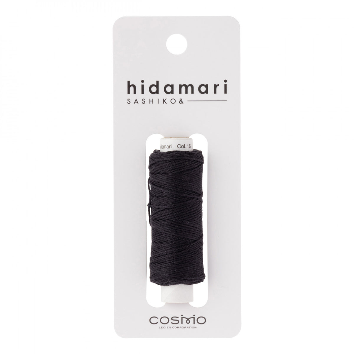 Cosmo Hidamari Solid Sashiko Thread - 30 meter skein - Made in Japan