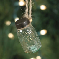 Mini Mason Jar Christmas Tree Ornament