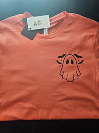 Ain't No Ghost Like The Holy Ghost ADULT Double-Sided Coral Bella T-Shirt