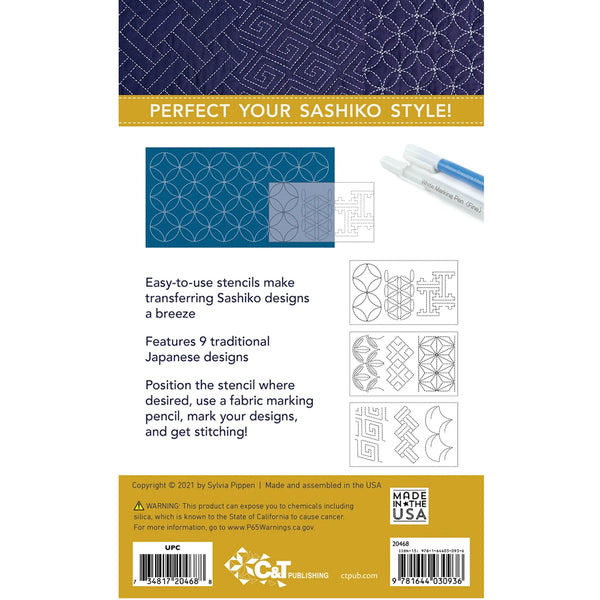 Sashiko Stencils, A Traditional Collection