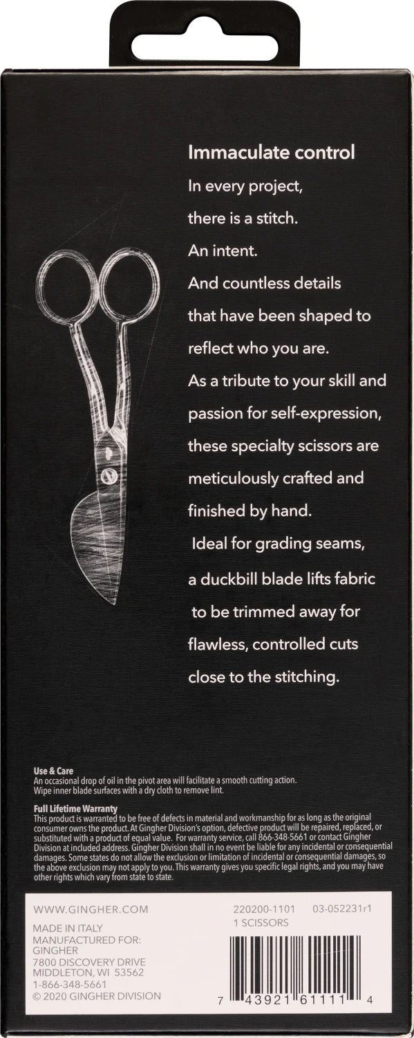 Gingher 6in Knife Edge Applique Scissors
