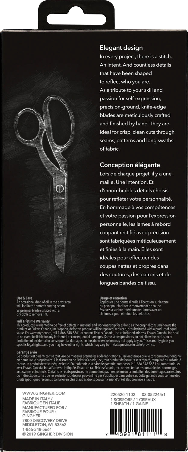 Gingher 8in Knife Edge Dressmaker Shears