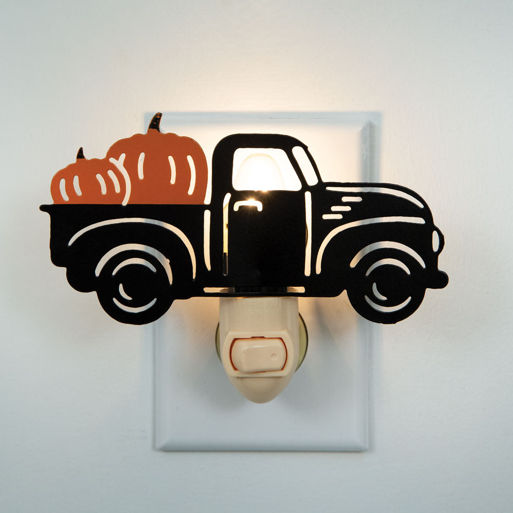 Pumpkin Truck Night Light - Light Bulb Included