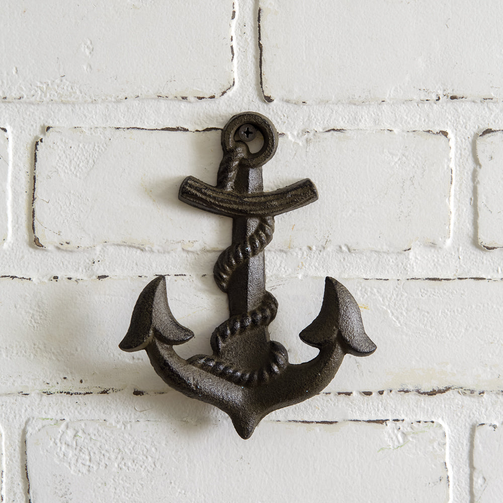 Anchor Wall Hook - Cast Iron Home Decor