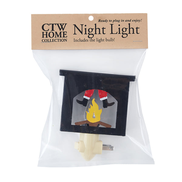 Santa Chimney Night Light - Light Bulb Included