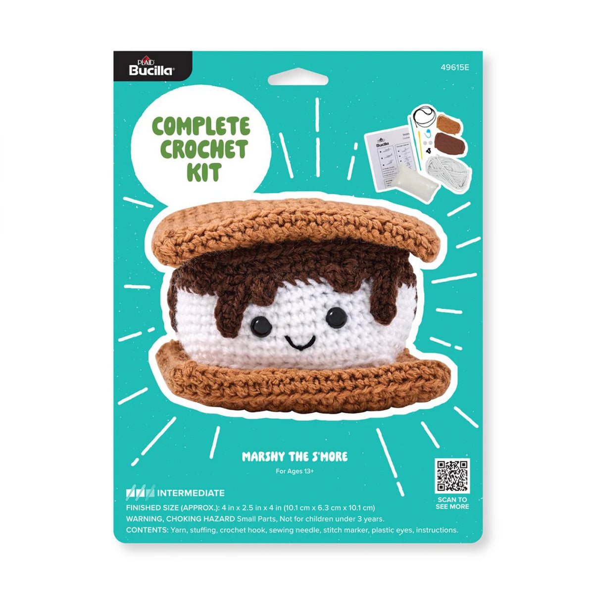 Marshy the S'more Crochet Kit