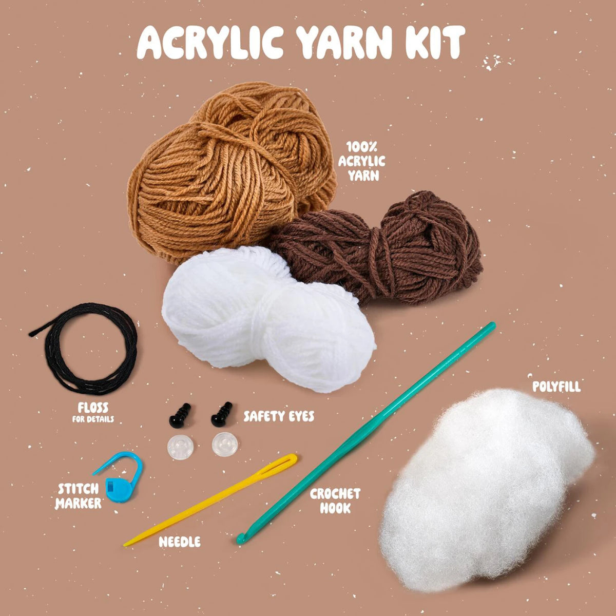 Marshy the S'more Crochet Kit