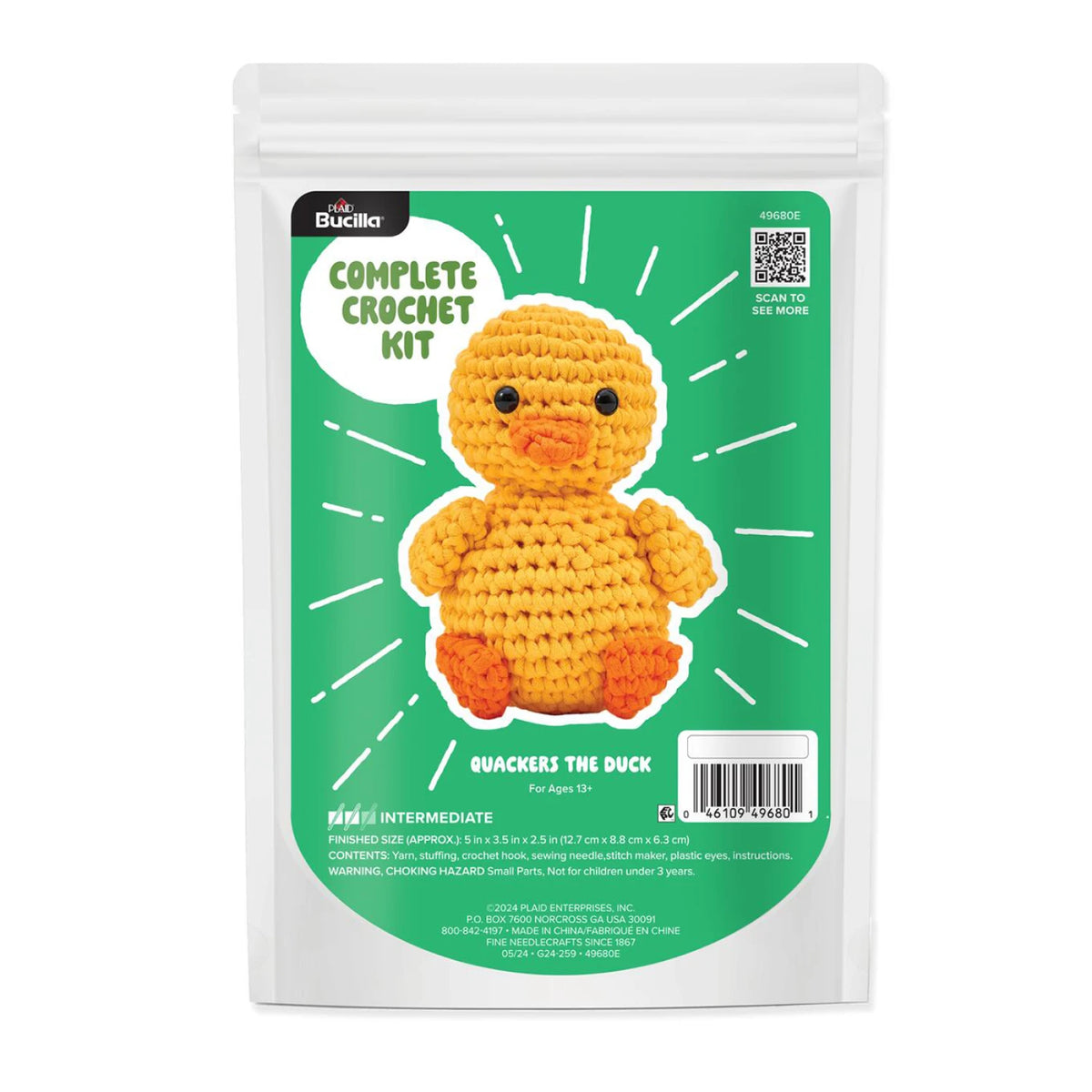 Quackers the Duck Crochet Kit