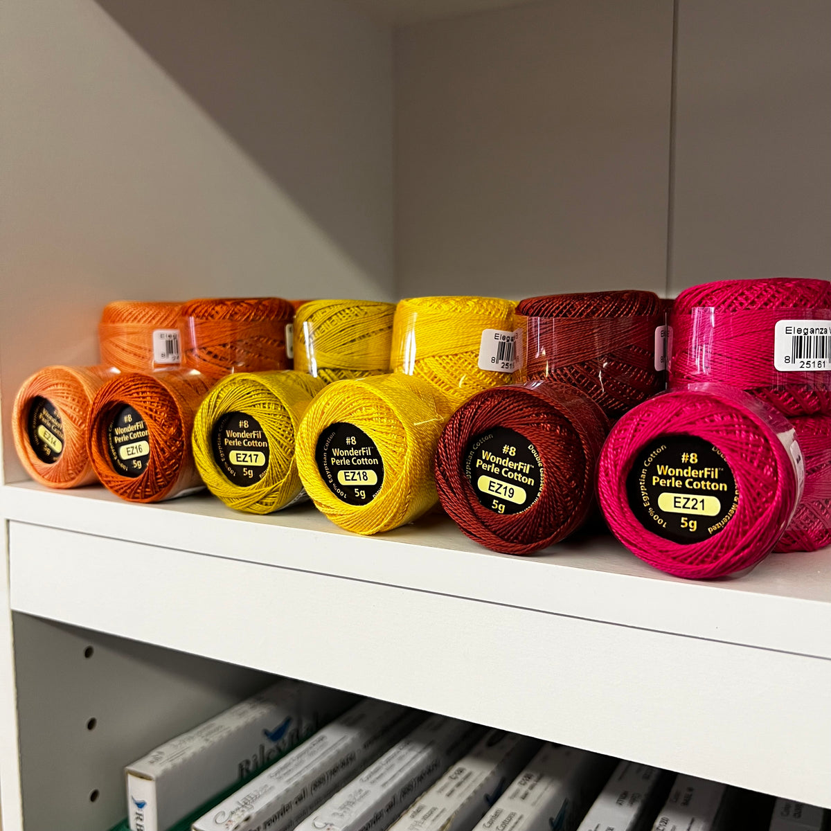 Eleganza 8wt Solid Perle Cotton Thread 42 yd