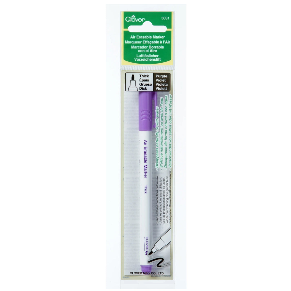 Clover Air Erasable Marker (THICK TIP)