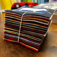 Wool Felt 100% Wool Homespun Charm Pack
