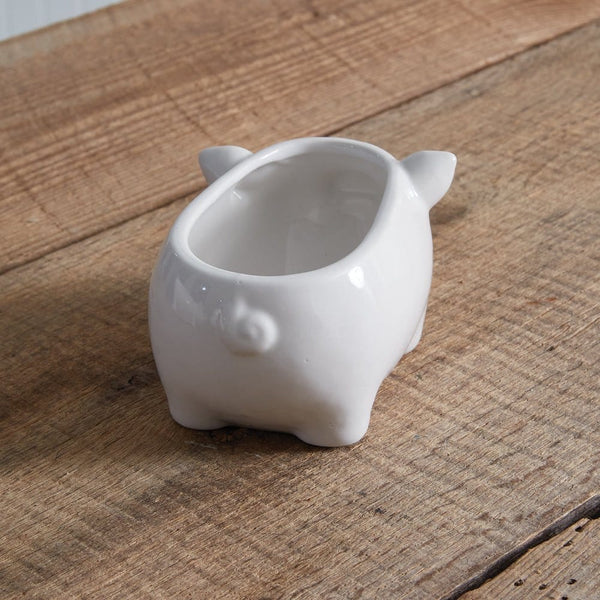 Ceramic Pig Candy Bowl Dish