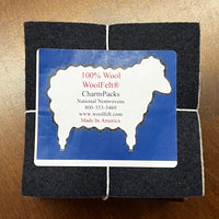 Wool Felt 100% Wool Homespun Charm Pack