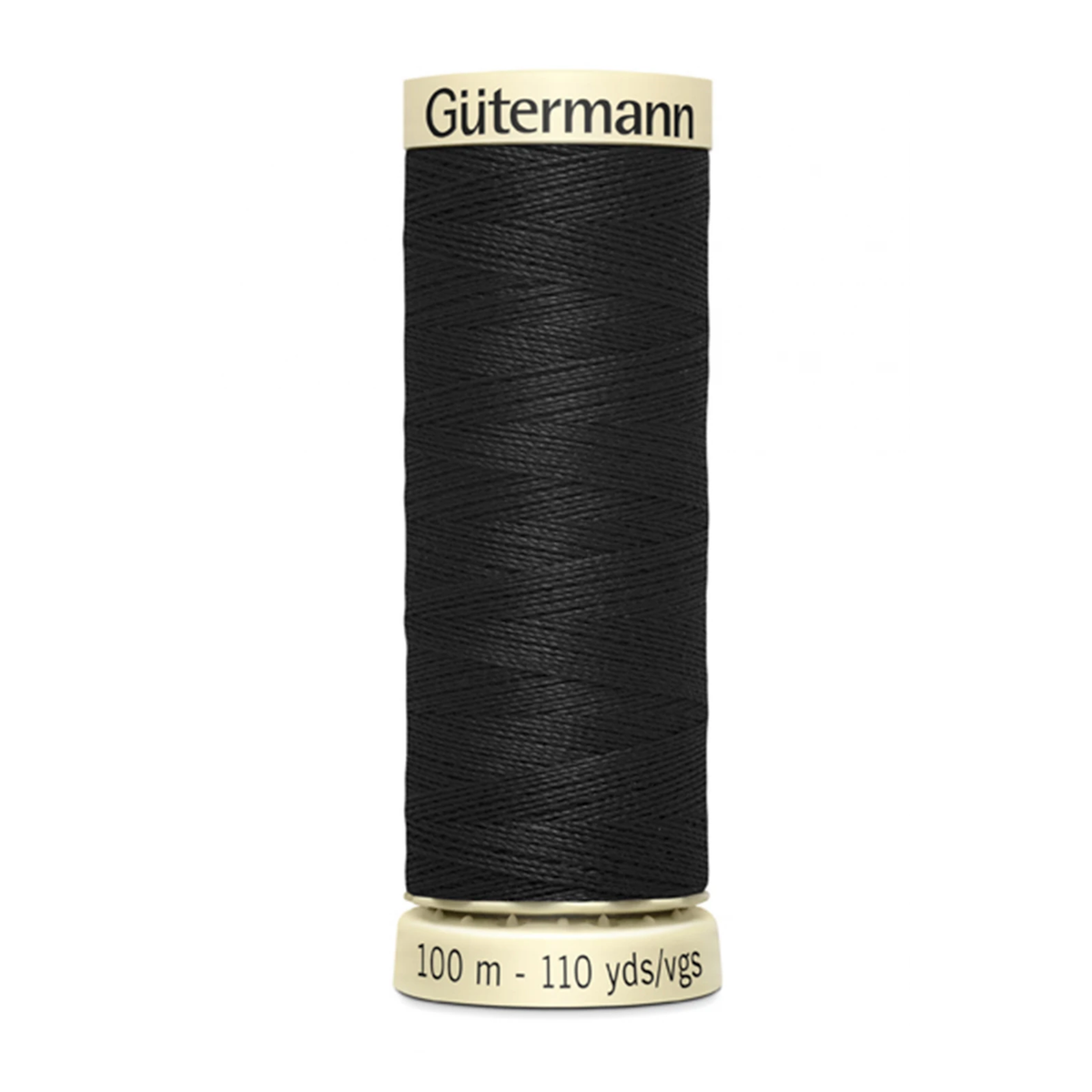 Gutermann 10 BLACK Sew-all Polyester All Purpose Thread 100m/110yds