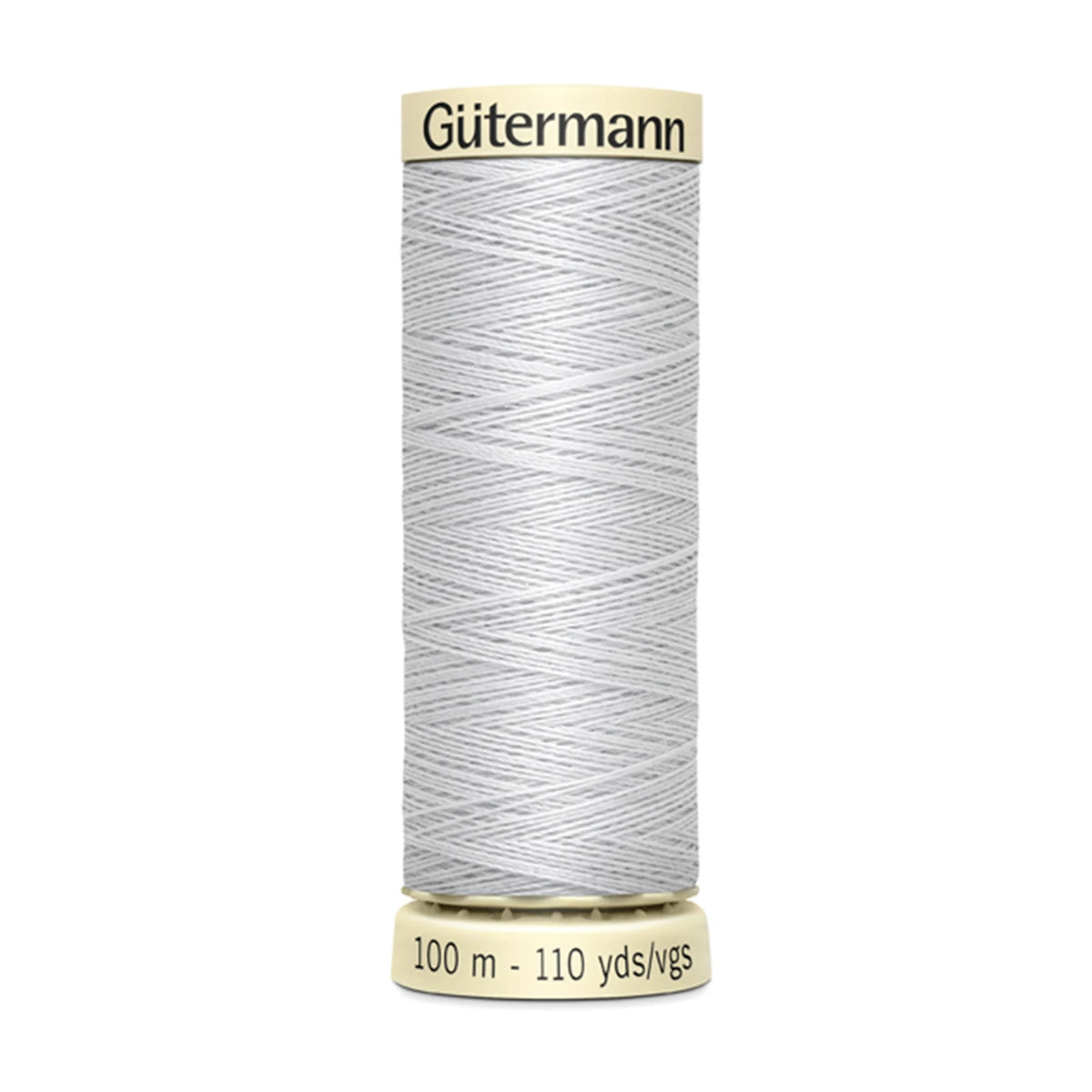 Gutermann 100 SILVER Sew-all Polyester All Purpose Thread 100m/110yds
