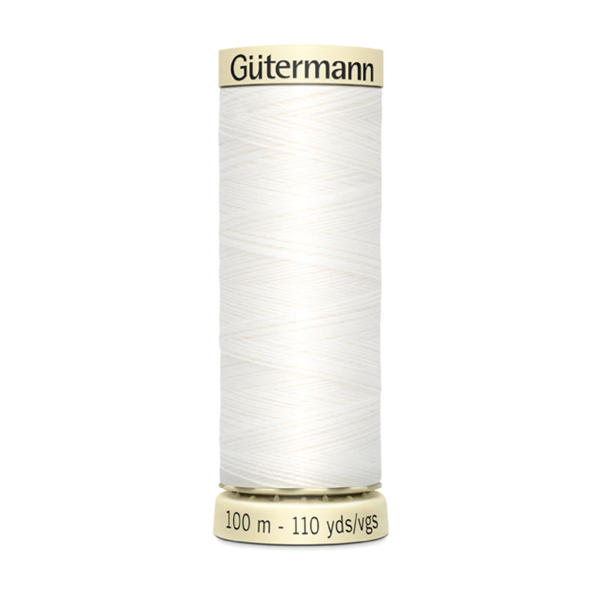 Gutermann 20 NU WHITE Sew-all Polyester All Purpose Thread 100m/110yds
