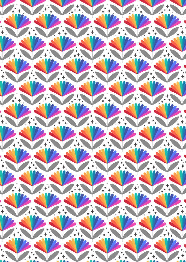 Over the Rainbow | Bright Rainbow Flower