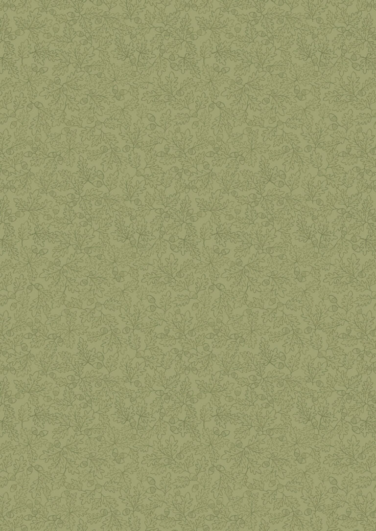 Old Quercus | Sketched Oak Leaves on Woodland Green