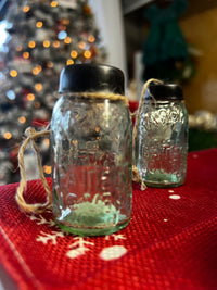 Mini Mason Jar Christmas Tree Ornament