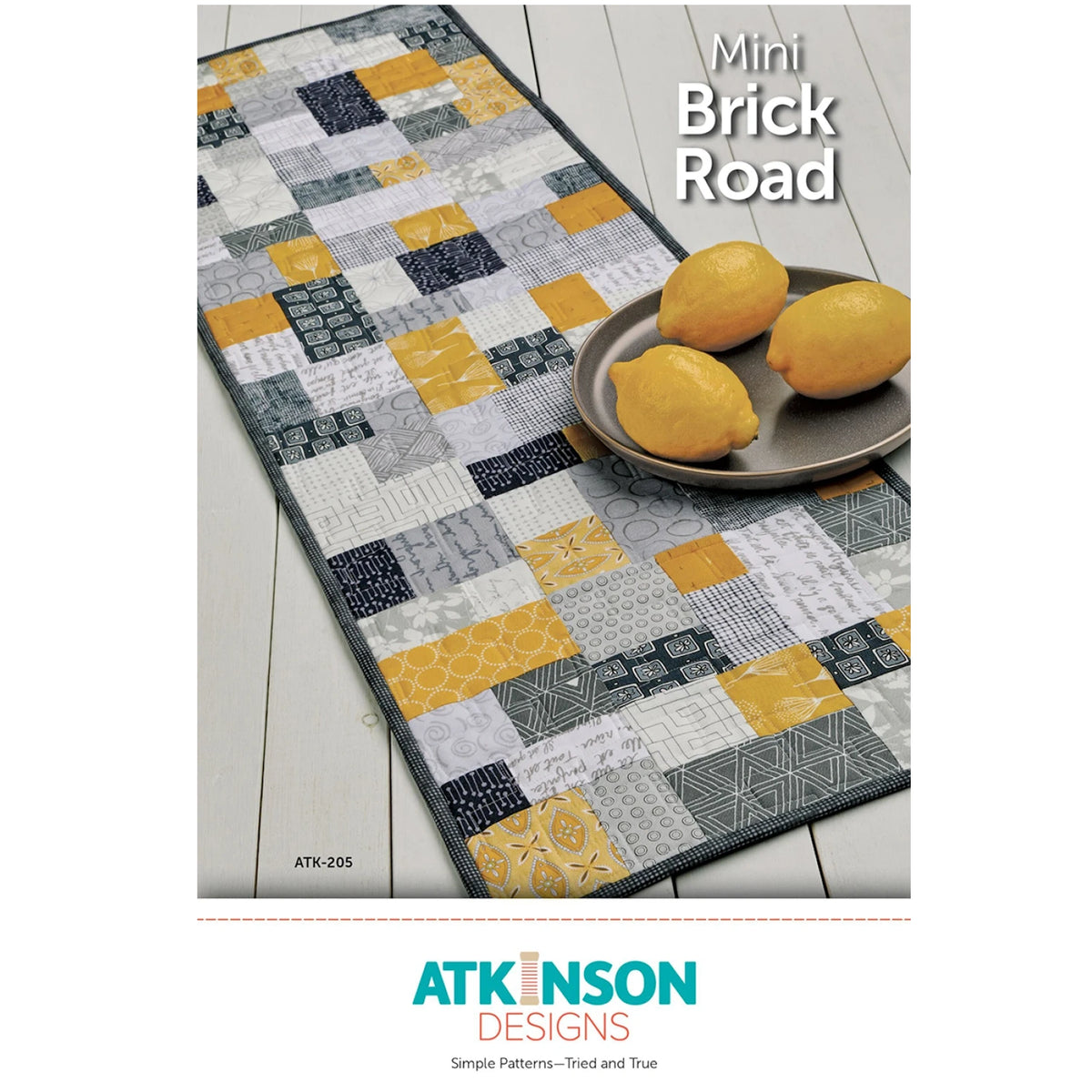 Mini Brick Road Table Runner Pattern