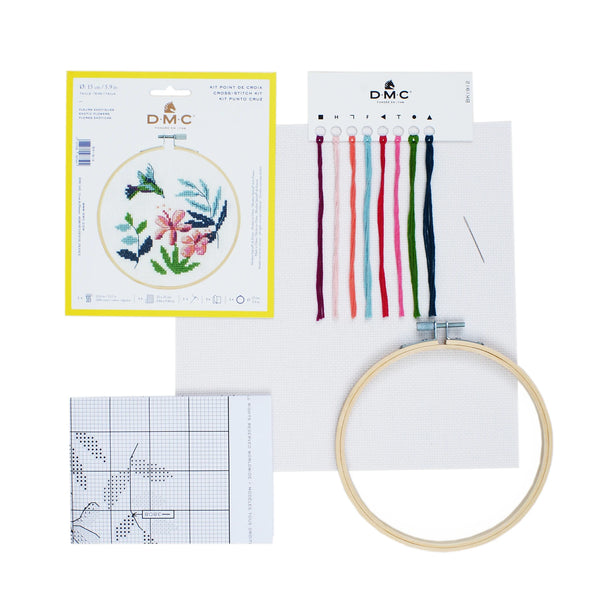 Cross Stitch Kit XS Exotic Flowers