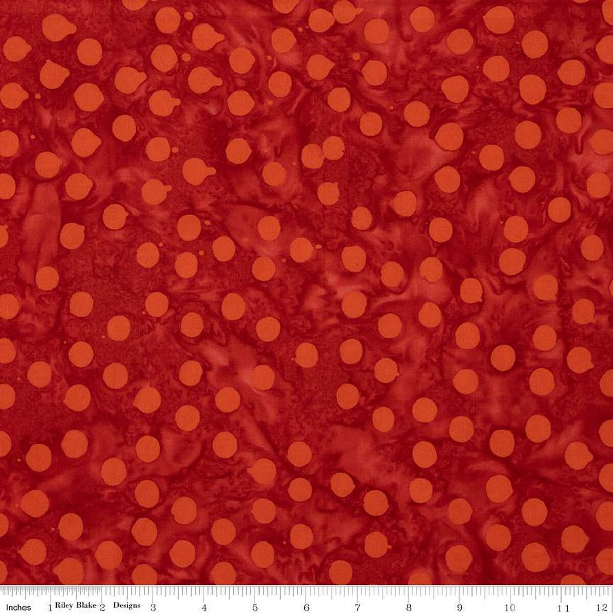 Batik | Polka Pop Spice Batiks Fabric | Riley Blake - Sold by the 1/2 Yard