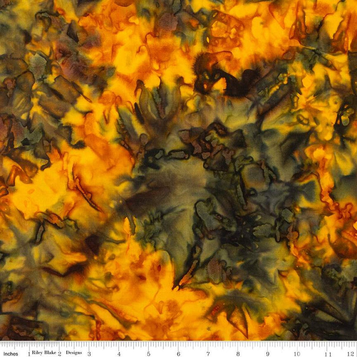 Batik | Color Play Mottled Autumn Leaves Batiks Fabric | Riley Blake - Sold by the 1/2 Yard