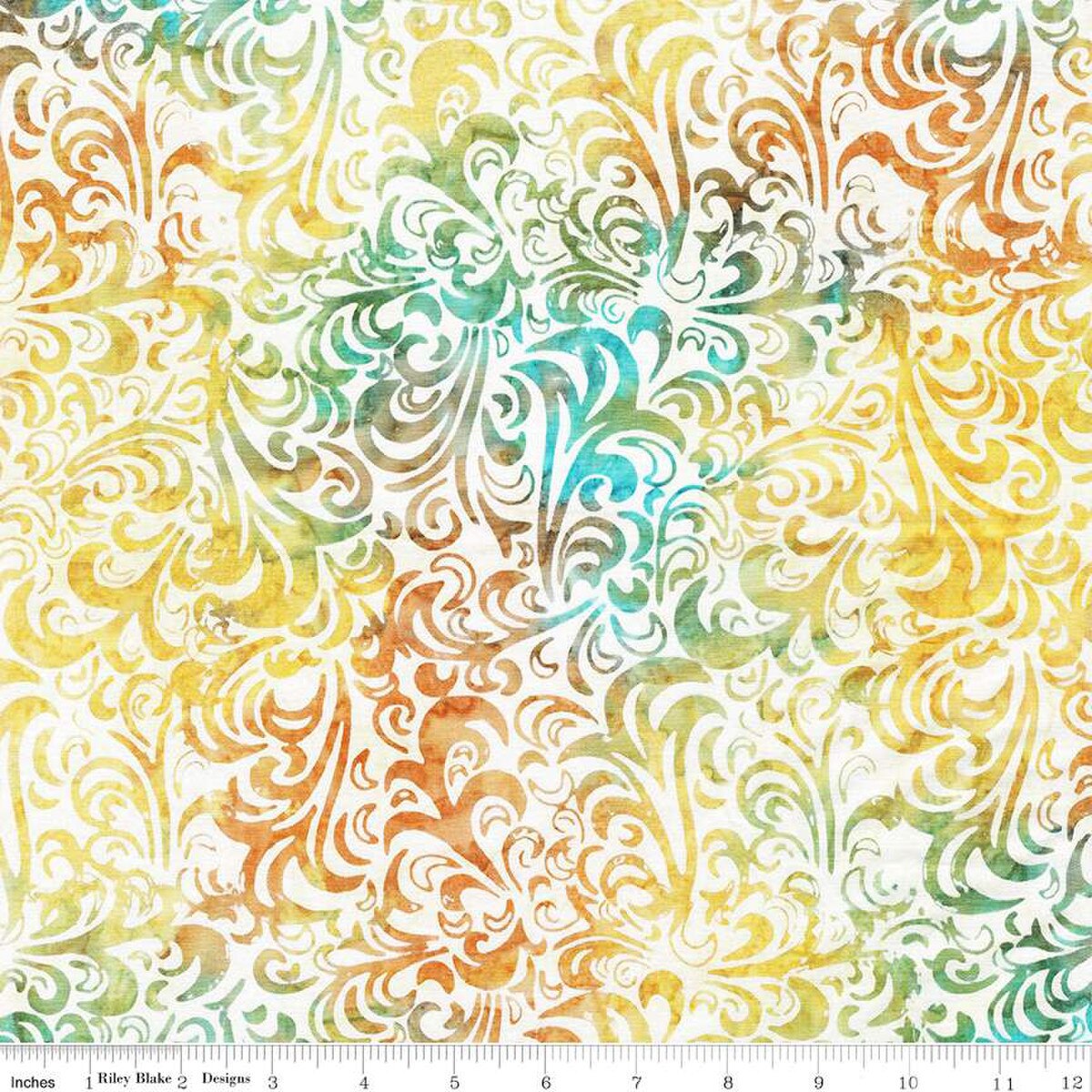 Batik | Twirl and Swirl Sunset Batiks Fabric | Riley Blake - Sold by the 1/2 Yard