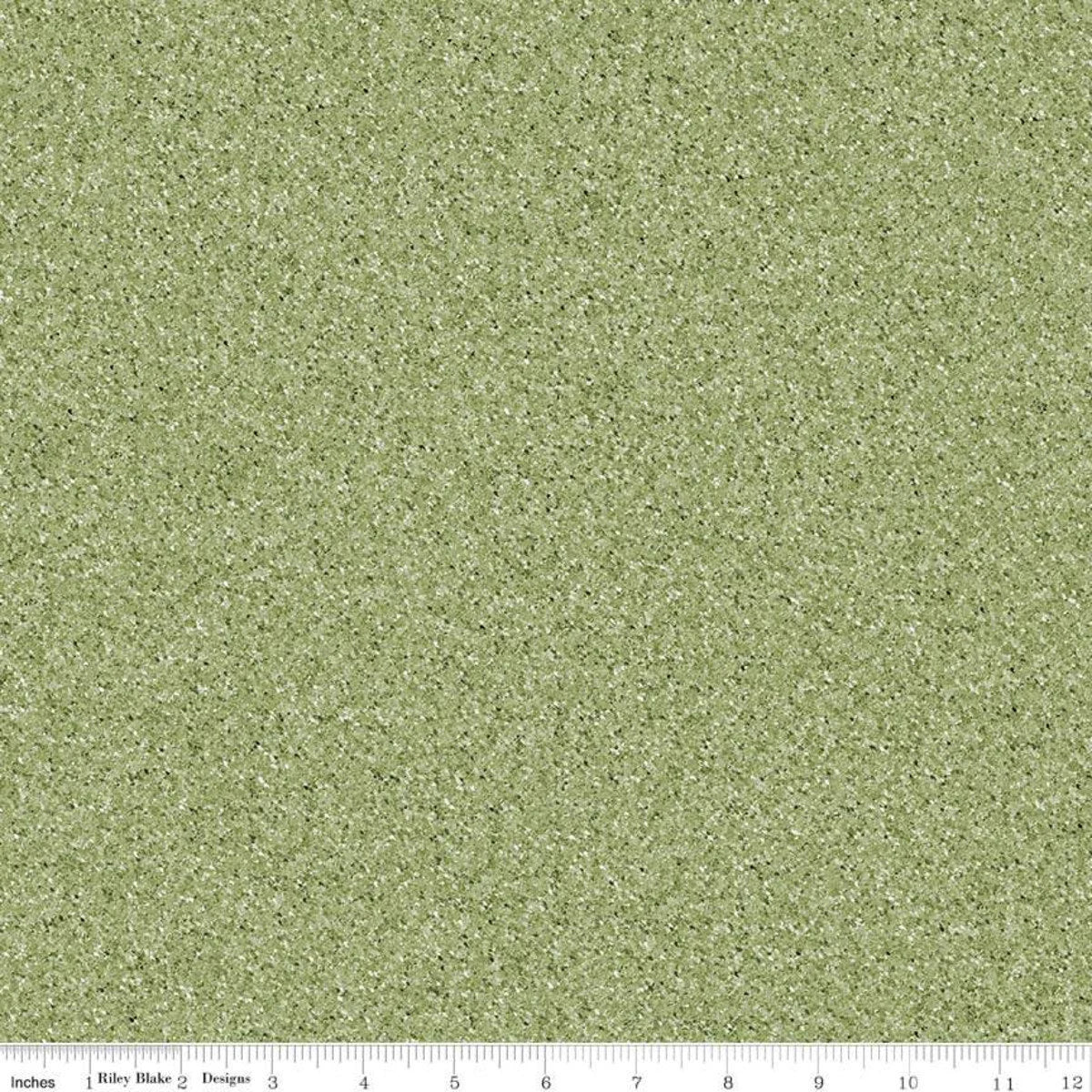 Trento Basil Green Blender Fabric by Riley Blake Designs - Sold by the 1/2 Yard