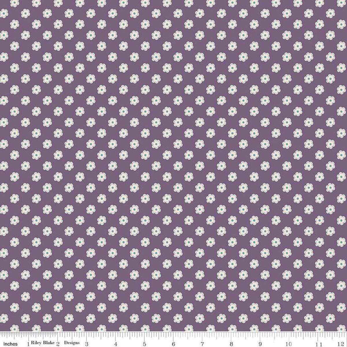 Bee Dots Verona Plum C14165-PLUM Quilting Fabric Riley Blake Designs - Sold by the 1/2 Yard (Copy)