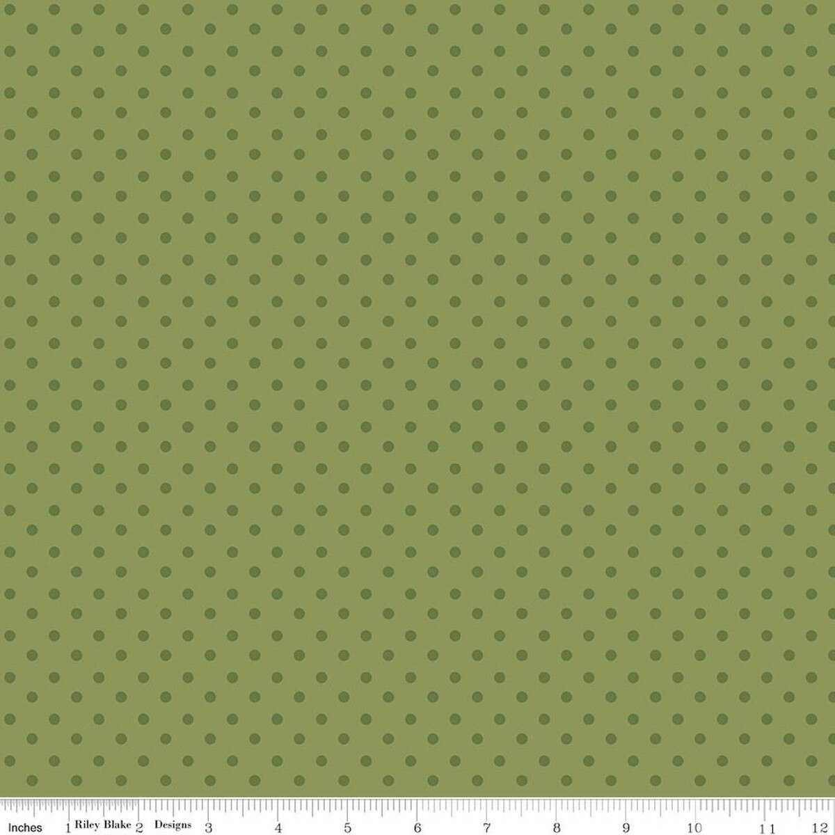 Dots Green | Sunshine & Dandelions | Riley Blake Designs